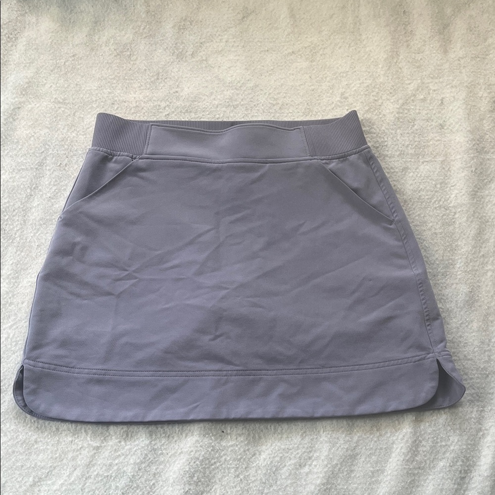 Lavender Mini Skort with Front Pockets